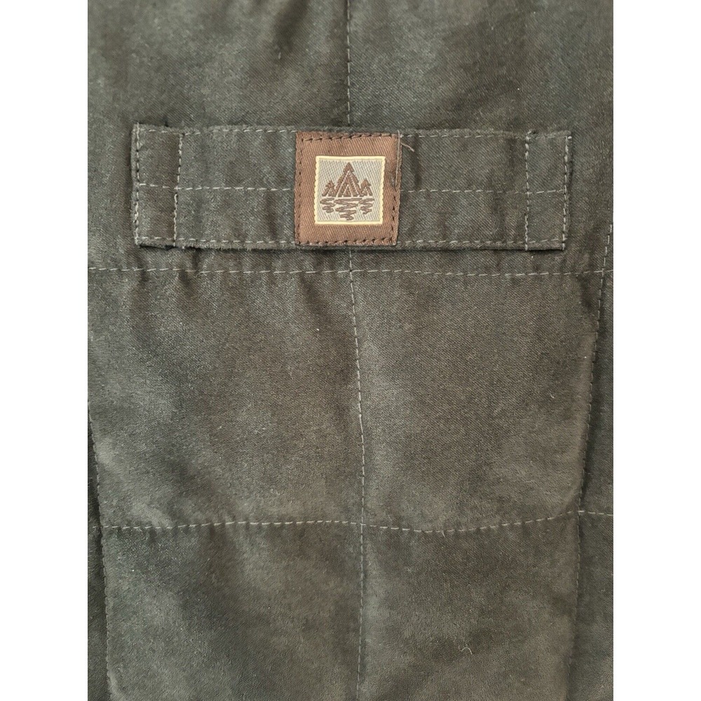Rainforest Men's Quilted Microsuede Thermolite‎ Vest Hunter Green Med. Outerwear - Picture 3 of 11
